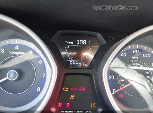 KMHDH4AE7GU622069 2016 HYUNDAI ELANTRA Gray Հետևի նստատեղերի տեսք