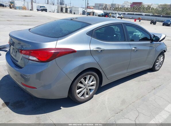 KMHDH4AE7GU622069 2016 HYUNDAI ELANTRA Gray Հետևի աջ