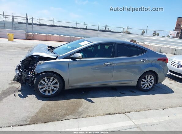 KMHDH4AE7GU622069 2016 HYUNDAI ELANTRA Gray 