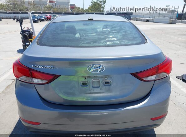KMHDH4AE7GU622069 2016 HYUNDAI ELANTRA Gray 