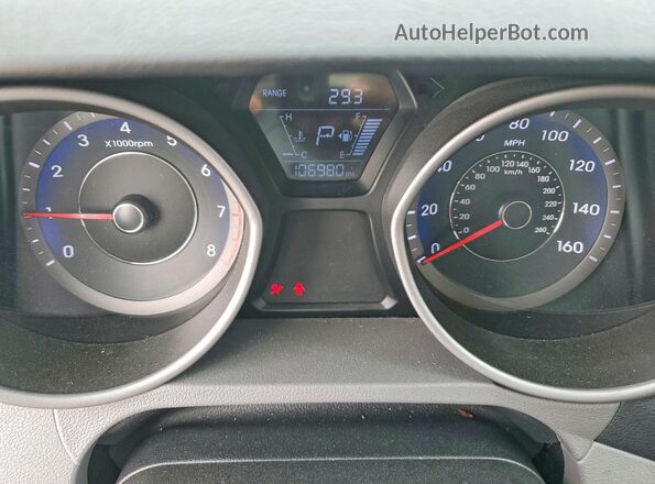 KMHDH4AE7GU622377 2016 HYUNDAI ELANTRA Gray ხელსაწყოთა პანელის ხედი
