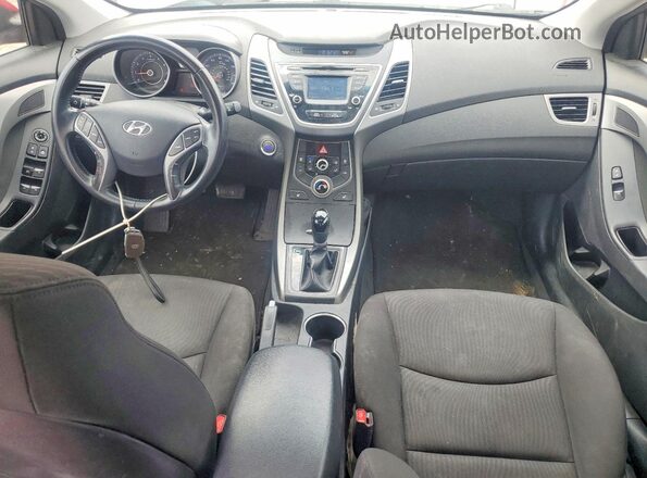 KMHDH4AE7GU624453 2016 HYUNDAI ELANTRA Red Вид панелі приладів