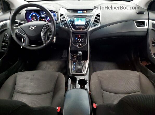 KMHDH4AE8GU618130 2016 HYUNDAI ELANTRA Tan Dashboard view