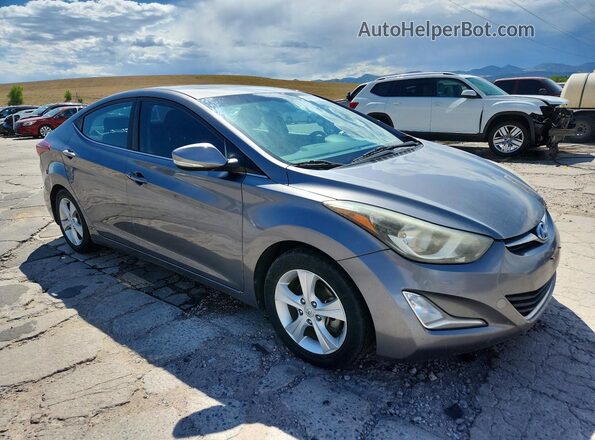 KMHDH4AE8GU633002 2016 HYUNDAI ELANTRA Gray Front right