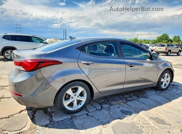 KMHDH4AE8GU633002 2016 HYUNDAI ELANTRA Gray Rear right
