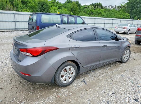 KMHDH4AE8GU646252 2016 HYUNDAI ELANTRA Серый Задняя правая четверть