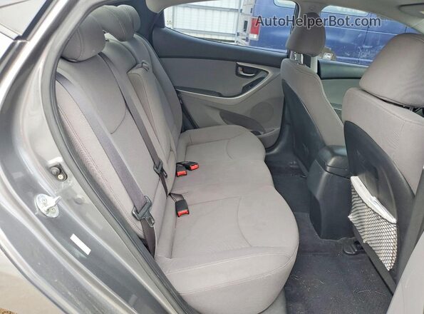 KMHDH4AE8GU646252 2016 HYUNDAI ELANTRA Серый Вид задних сидений