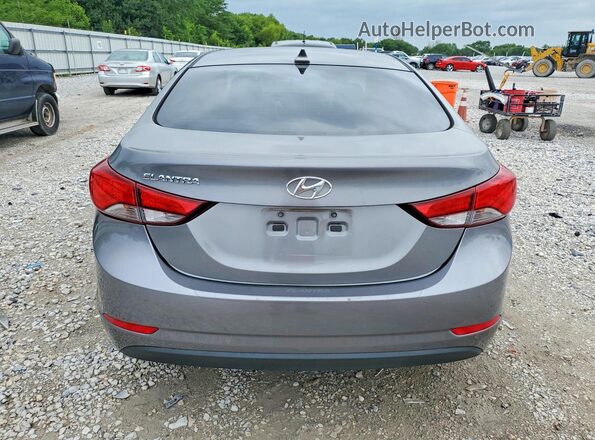 KMHDH4AE8GU646252 2016 HYUNDAI ELANTRA Серый Вид сзади