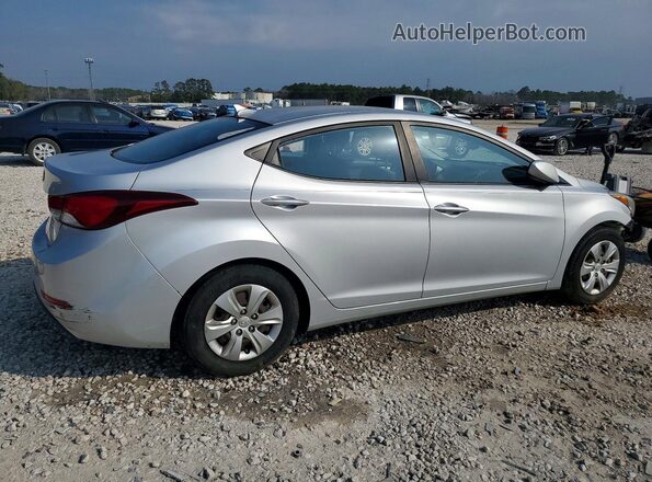 KMHDH4AE9GU479268 2016 HYUNDAI ELANTRA Silver Rear right