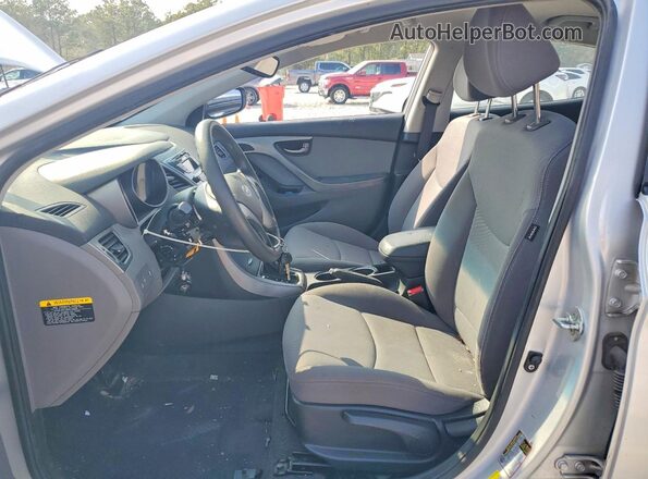 KMHDH4AE9GU479268 2016 HYUNDAI ELANTRA Silver Front interior view