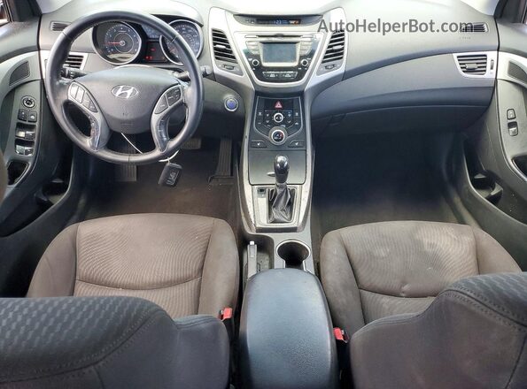KMHDH4AE9GU481893 2016 HYUNDAI ELANTRA Red წინა პანელის ხედი