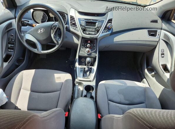 KMHDH4AE9GU502189 2016 HYUNDAI ELANTRA Silver Вид панелі приладів