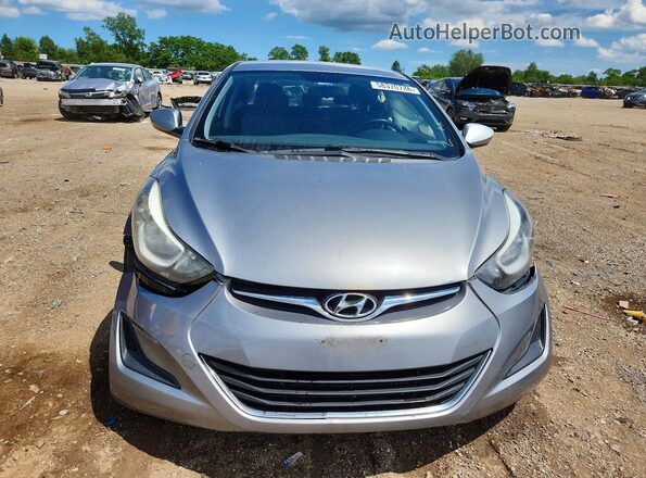 KMHDH4AE9GU502189 2016 HYUNDAI ELANTRA Silver Вид спереду