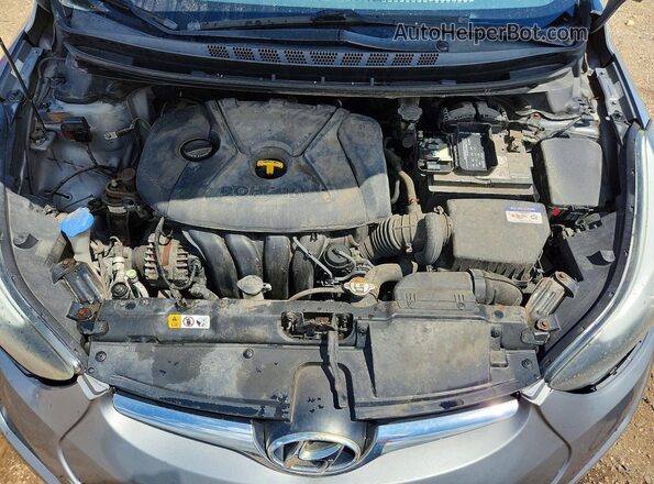 KMHDH4AE9GU502189 2016 HYUNDAI ELANTRA Silver Вид задньої частини салону