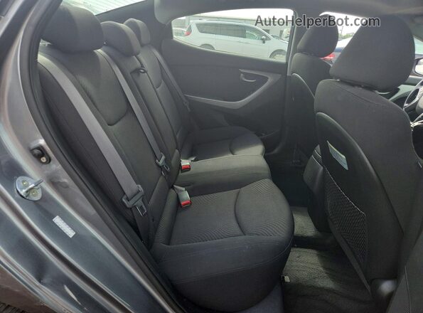 KMHDH4AE9GU602759 2016 HYUNDAI ELANTRA Gray Rear seats view