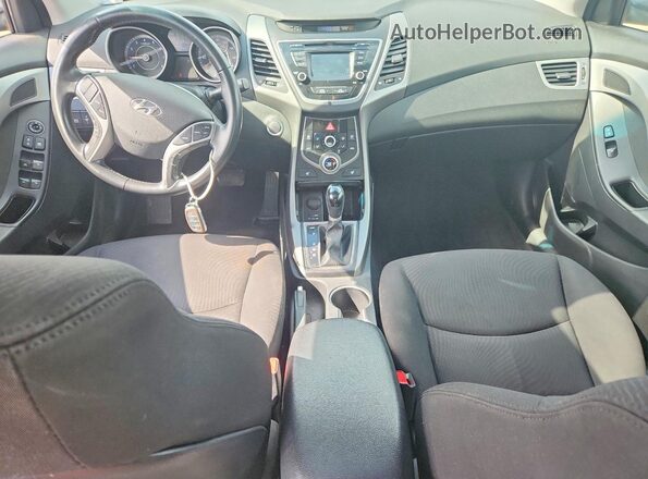 KMHDH4AE9GU602759 2016 HYUNDAI ELANTRA Gray Dashboard view
