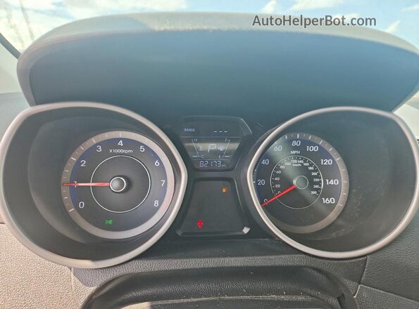 KMHDH4AE9GU602759 2016 HYUNDAI ELANTRA Gray Instrument cluster view