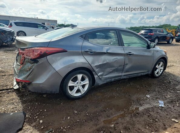 KMHDH4AE9GU602759 2016 HYUNDAI ELANTRA Gray Rear right