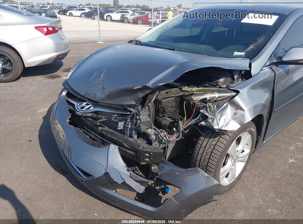 KMHDH4AE9GU644879 2016 HYUNDAI ELANTRA Gray Front view