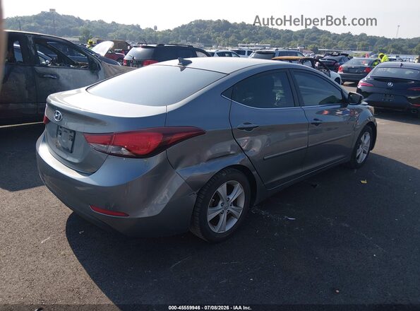 KMHDH4AE9GU644879 2016 HYUNDAI ELANTRA Gray Rear right