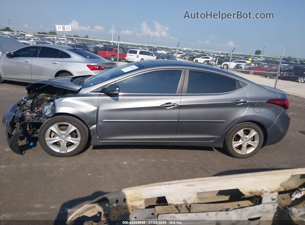 KMHDH4AE9GU644879 2016 HYUNDAI ELANTRA Gray 