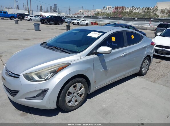 KMHDH4AEXGU475309 2016 HYUNDAI ELANTRA Silver Вид спереду