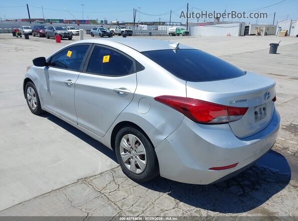 KMHDH4AEXGU475309 2016 HYUNDAI ELANTRA Silver Задня ліва чверть