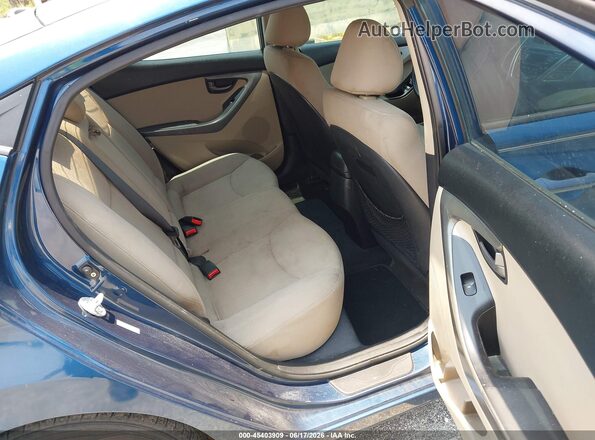 KMHDH4AEXGU483166 2016 HYUNDAI ELANTRA Blue Widok naklejki z numerem VIN