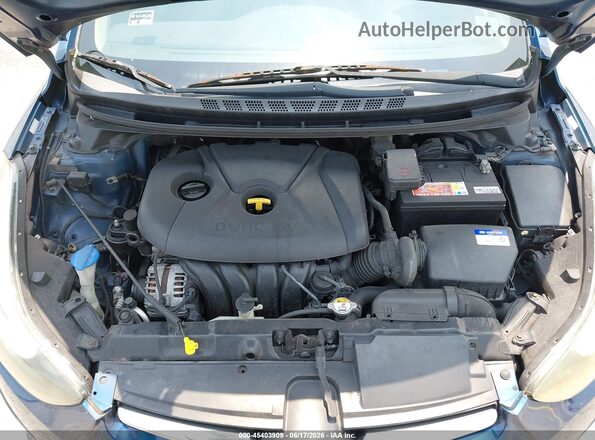 KMHDH4AEXGU483166 2016 HYUNDAI ELANTRA Blue Widok z tyłu