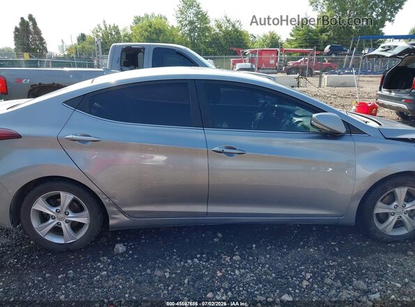 KMHDH4AEXGU491624 2016 HYUNDAI ELANTRA Серый Вид задней части салона