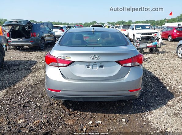 KMHDH4AEXGU491624 2016 HYUNDAI ELANTRA Серый 