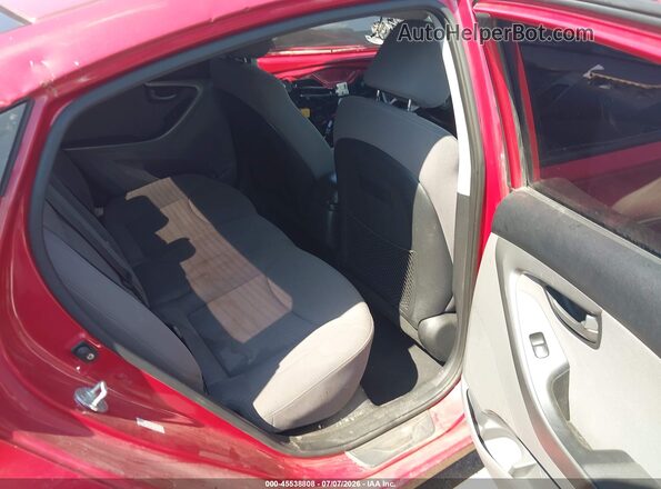 KMHDH4AEXGU543575 2016 HYUNDAI ELANTRA Red Widok naklejki z numerem VIN