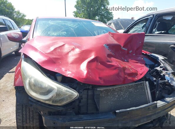 KMHDH4AEXGU543575 2016 HYUNDAI ELANTRA Red Widok wnętrza z tyłu