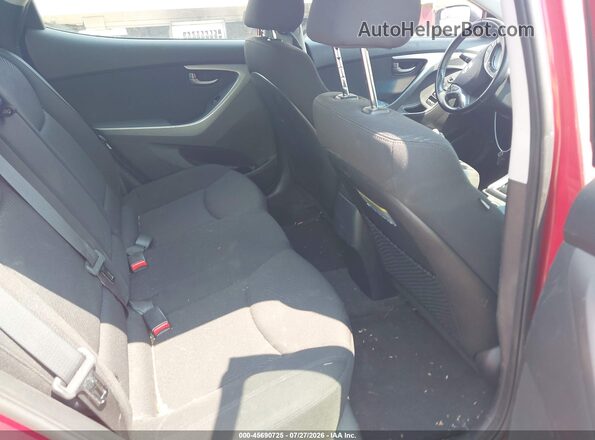 KMHDH4AEXGU558237 2016 HYUNDAI ELANTRA Red VIN sticker view