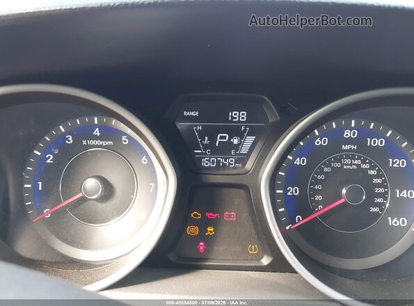 KMHDH4AEXGU588063 2016 HYUNDAI ELANTRA Red Vista de los asientos traseros