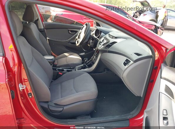 KMHDH4AEXGU588063 2016 HYUNDAI ELANTRA Red Vista interior delantera