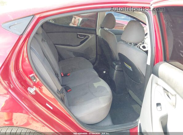 KMHDH4AEXGU588063 2016 HYUNDAI ELANTRA Red Vista de la etiqueta del VIN