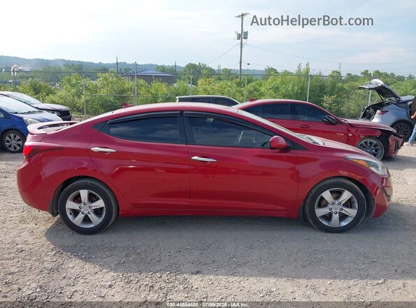 KMHDH4AEXGU588063 2016 HYUNDAI ELANTRA Red Vista interior trasera