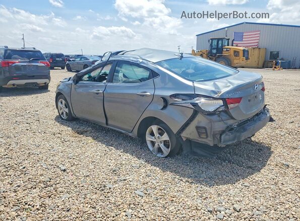 KMHDH4AEXGU643580 2016 HYUNDAI ELANTRA Серый Задняя левая четверть