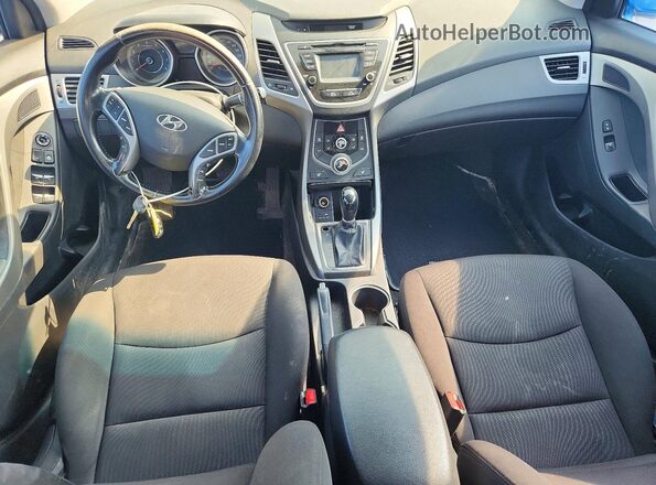 KMHDH4AH2GU535156 2016 HYUNDAI ELANTRA Brown Widok deski rozdzielczej