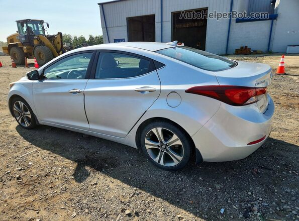 KMHDH4AH5GU652455 2016 HYUNDAI ELANTRA Silver Задня ліва чверть
