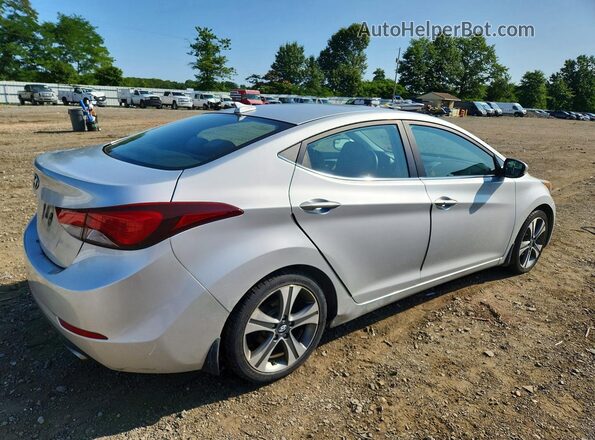 KMHDH4AH5GU652455 2016 HYUNDAI ELANTRA Silver Задня права чверть