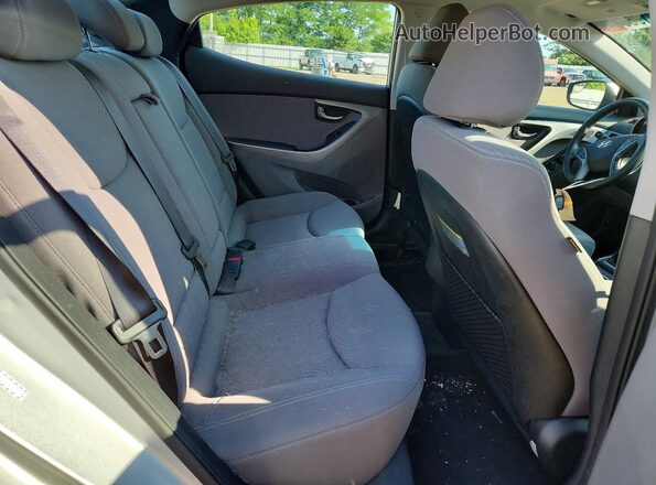 KMHDH4AH5GU652455 2016 HYUNDAI ELANTRA Silver Вид задніх сидінь