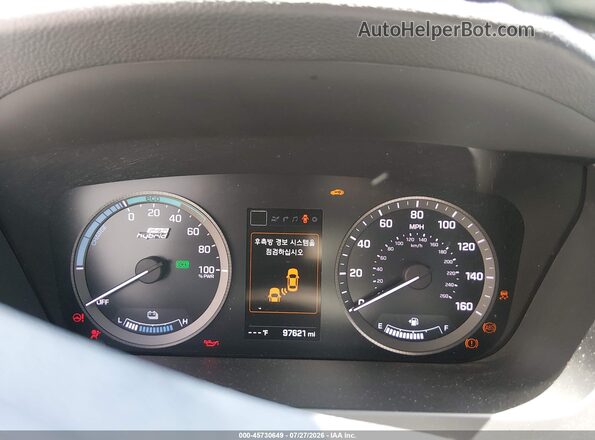 KMHE14L26HA068229 2017 HYUNDAI SONATA PLUG-IN HYBRID Черный Вид задних сидений