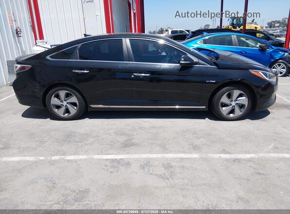 KMHE14L26HA068229 2017 HYUNDAI SONATA PLUG-IN HYBRID Черный Панорамный вид салона 360°