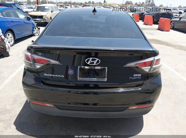 KMHE14L26HA068229 2017 HYUNDAI SONATA PLUG-IN HYBRID Черный 