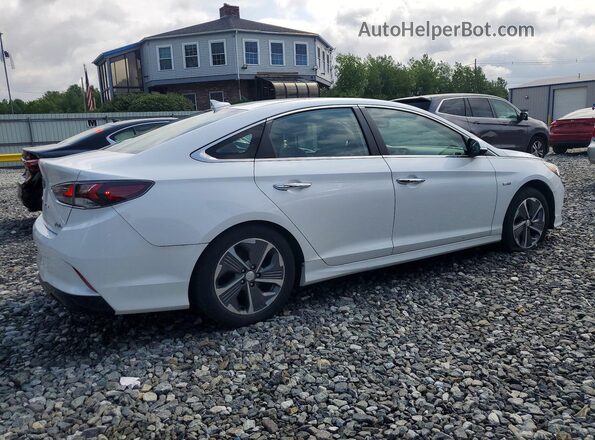 KMHE14L2XKA093996 2019 HYUNDAI SONATA Белый Задняя правая четверть