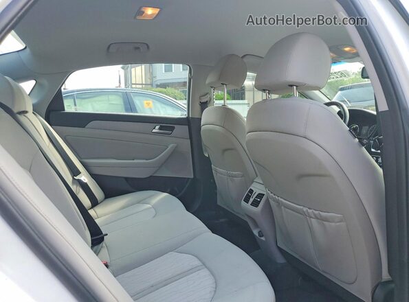 KMHE14L2XKA093996 2019 HYUNDAI SONATA Белый Вид задних сидений