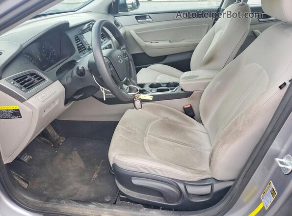 KMHE24L10GA015352 2016 HYUNDAI SONATA Silver Widok wnętrza z przodu