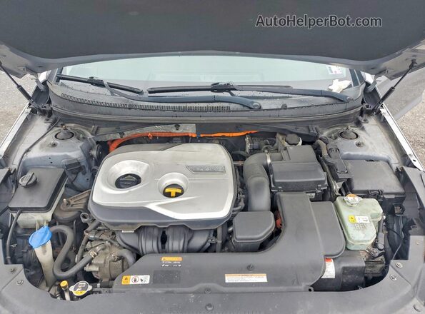 KMHE24L10GA015352 2016 HYUNDAI SONATA Silver Widok wnętrza z tyłu